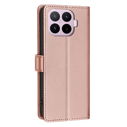 For Xiaomi 17T Pro 5G Litchi Texture RFID Anti-theft Leather Phone Case - Gold - EDA007367010C