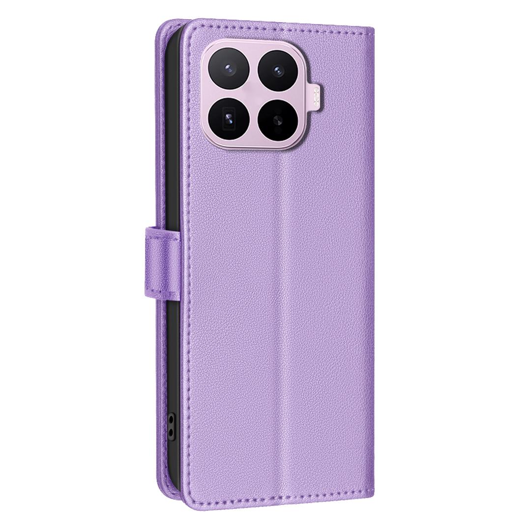 For Xiaomi 17T Pro 5G Litchi Texture RFID Anti-theft Leather Phone Case - Purple - EDA007367010D