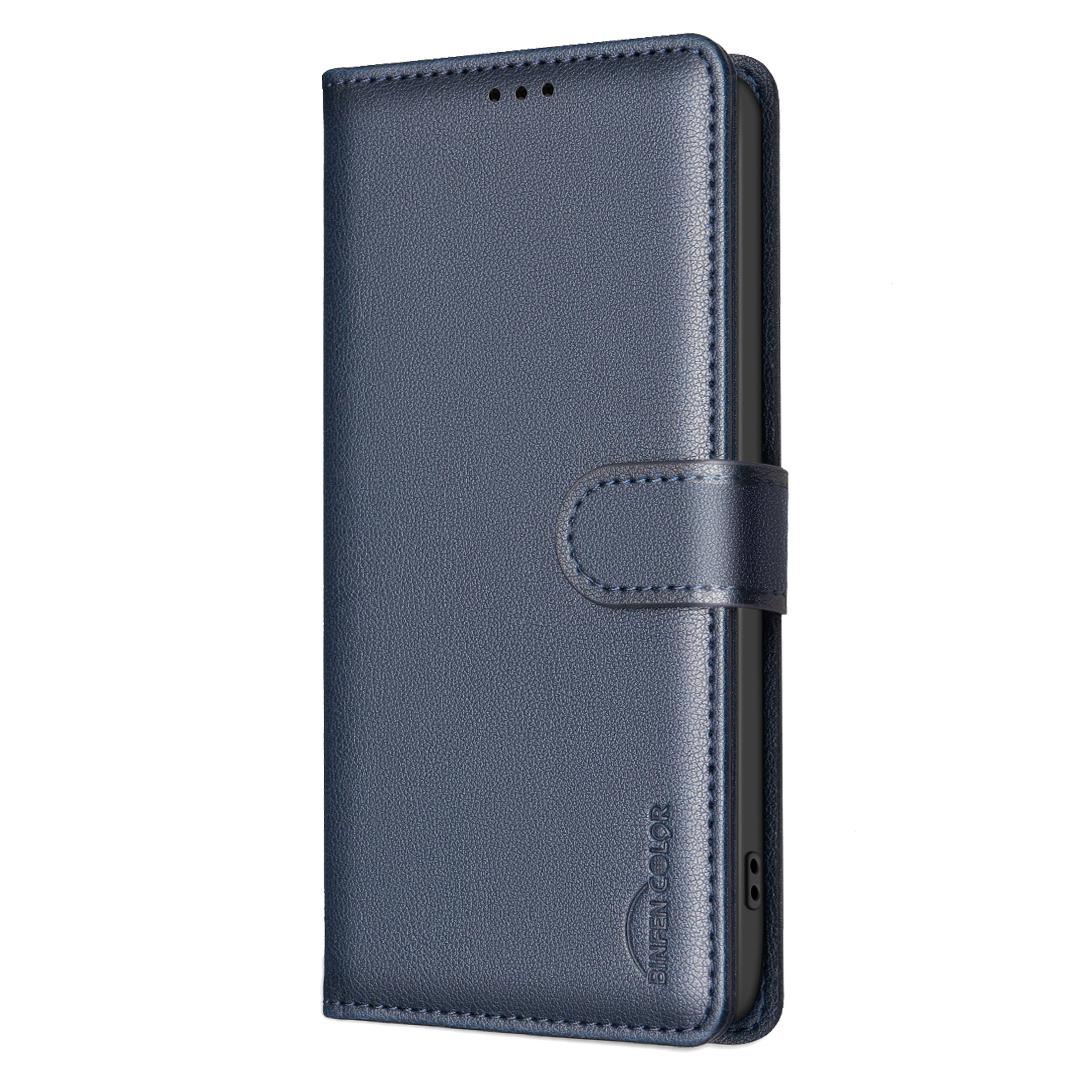 For Xiaomi 17T Pro 5G Litchi Texture RFID Anti-theft Leather Phone Case - Blue - EDA007367010E