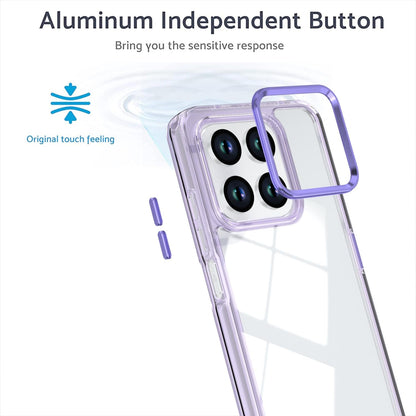 For Honor 400 Smart / X7d 5G Shine High Transparency Acrylic Phone Case - Purple - EDA007376004A