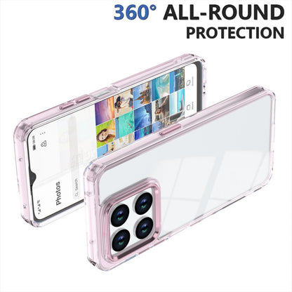 For Honor 400 Smart / X7d 5G Shine High Transparency Acrylic Phone Case - Pink - EDA007376004D