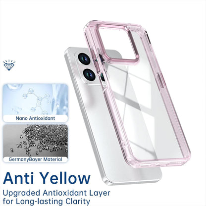 For Honor 400 Smart / X7d 5G Shine High Transparency Acrylic Phone Case - Pink - EDA007376004D