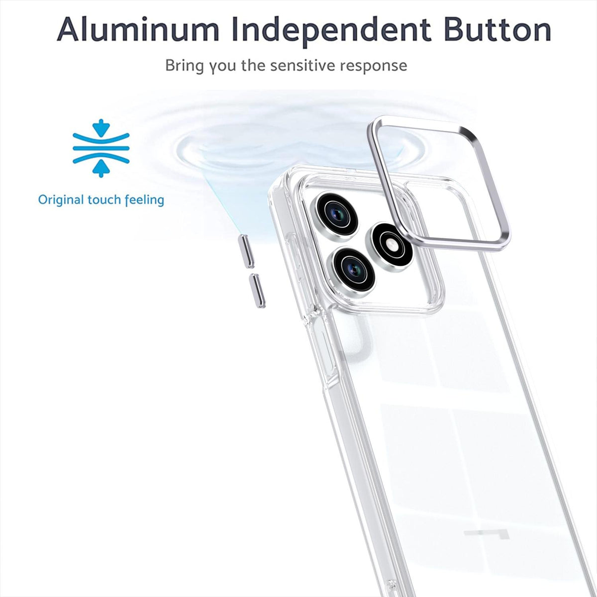 For Honor Play 10A / X5c / X5c Plus Shine High Transparency Acrylic Phone Case - White - EDA007376006B