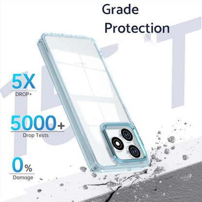 For Honor Play 10A / X5c / X5c Plus Shine High Transparency Acrylic Phone Case - Blue - EDA007376006C