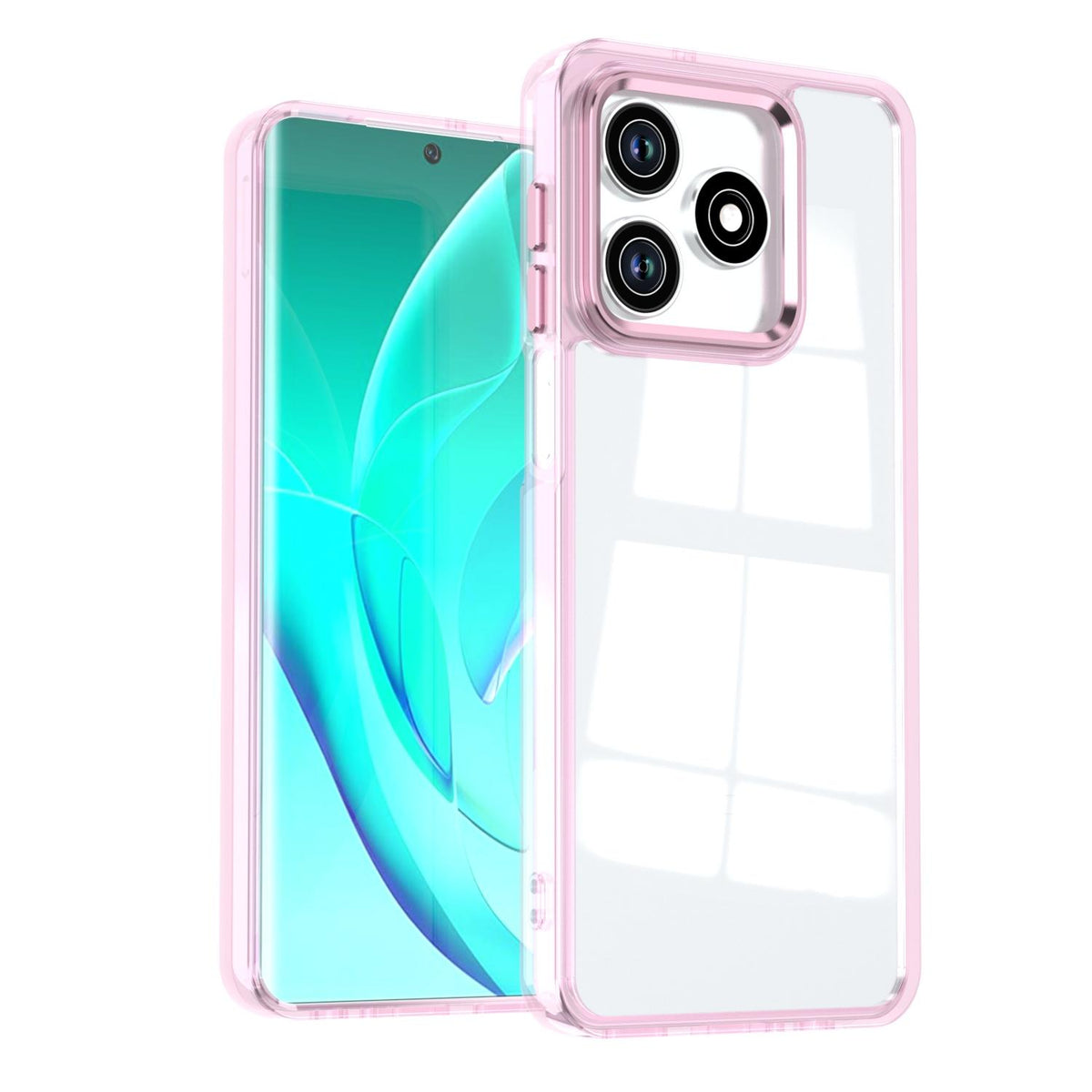 For Honor Play 10A / X5c / X5c Plus Shine High Transparency Acrylic Phone Case - Pink - EDA007376006D