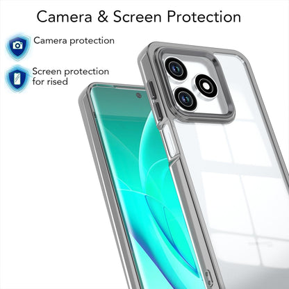 For Honor Play 10A / X5c / X5c Plus Shine High Transparency Acrylic Phone Case - Black - EDA007376006E