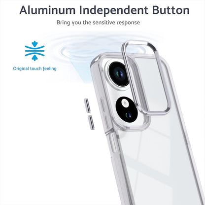For Honor Play10C Shine High Transparency Acrylic Phone Case - White - EDA007376007B