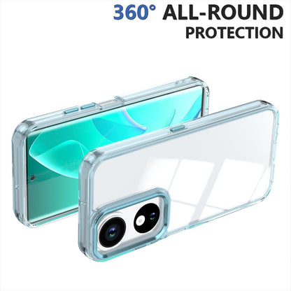 For Honor Play10C Shine High Transparency Acrylic Phone Case - Blue - EDA007376007C