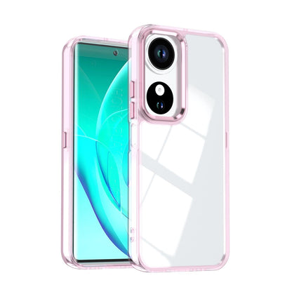 For Honor Play10C Shine High Transparency Acrylic Phone Case - Pink - EDA007376007D