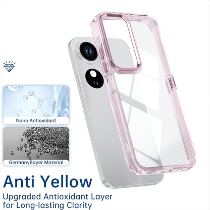 For Honor Play10C Shine High Transparency Acrylic Phone Case - Pink - EDA007376007D