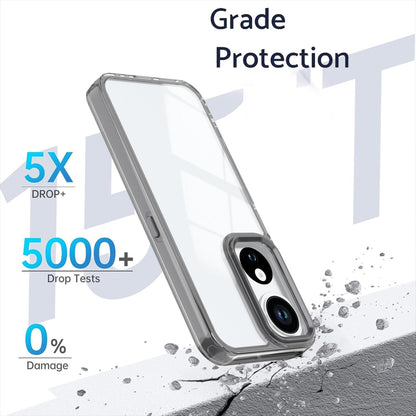 For Honor Play10C Shine High Transparency Acrylic Phone Case - Black - EDA007376007E