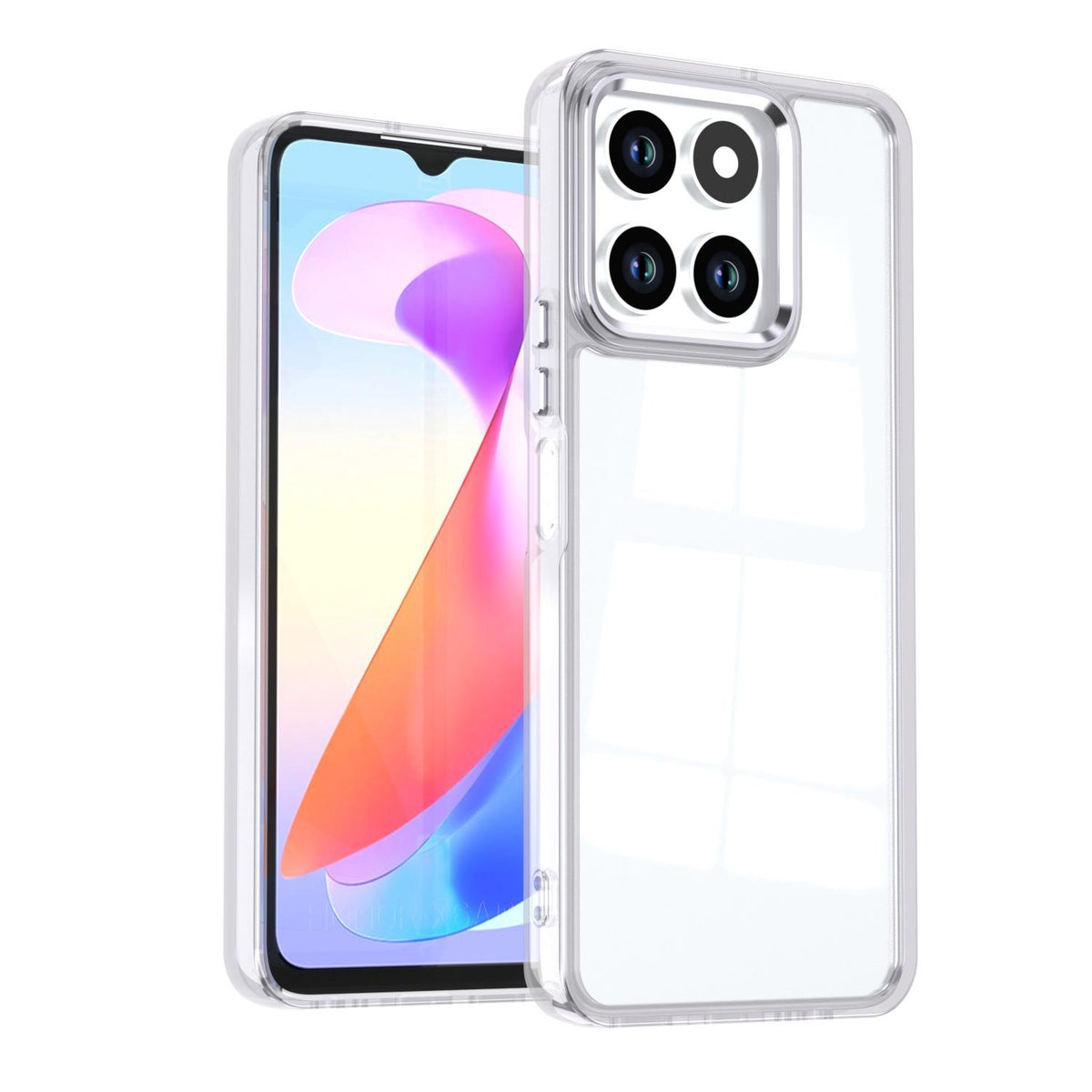 For Honor X6a 4G Shine High Transparency Acrylic Phone Case - White - EDA007376008B