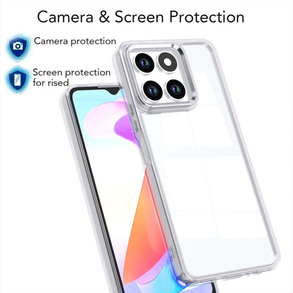 For Honor X6a 4G Shine High Transparency Acrylic Phone Case - White - EDA007376008B