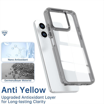 For Honor X6a 4G Shine High Transparency Acrylic Phone Case - Black - EDA007376008E