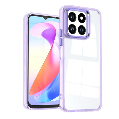 For Honor X6c 4G Shine High Transparency Acrylic Phone Case - Purple - EDA007376009A