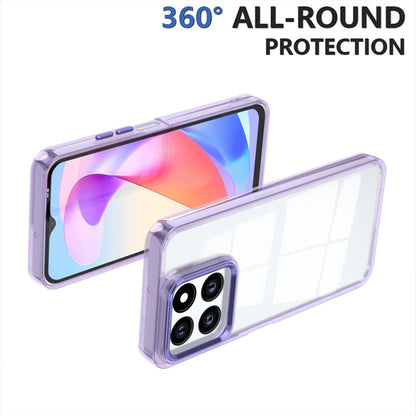 For Honor X6c 4G Shine High Transparency Acrylic Phone Case - Purple - EDA007376009A