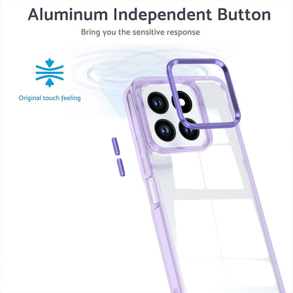 For Honor X6c 4G Shine High Transparency Acrylic Phone Case - Purple - EDA007376009A