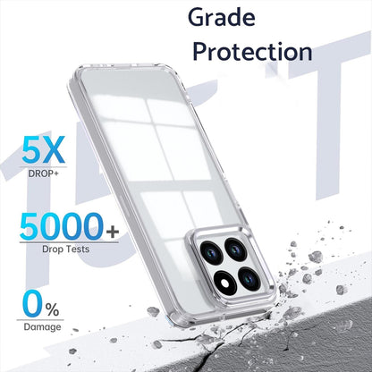 For Honor X6c 4G Shine High Transparency Acrylic Phone Case - White - EDA007376009B