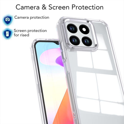 For Honor X6c 4G Shine High Transparency Acrylic Phone Case - White - EDA007376009B