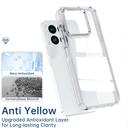 For Honor X6c 4G Shine High Transparency Acrylic Phone Case - White - EDA007376009B