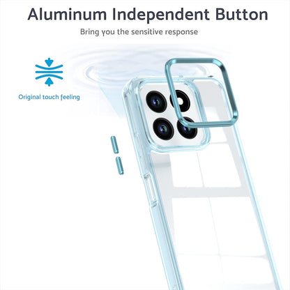 For Honor X6c 4G Shine High Transparency Acrylic Phone Case - Blue - EDA007376009C