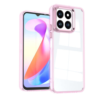 For Honor X6c 4G Shine High Transparency Acrylic Phone Case - Pink - EDA007376009D