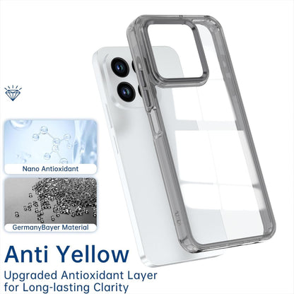 For Honor X6c 4G Shine High Transparency Acrylic Phone Case - Black - EDA007376009E