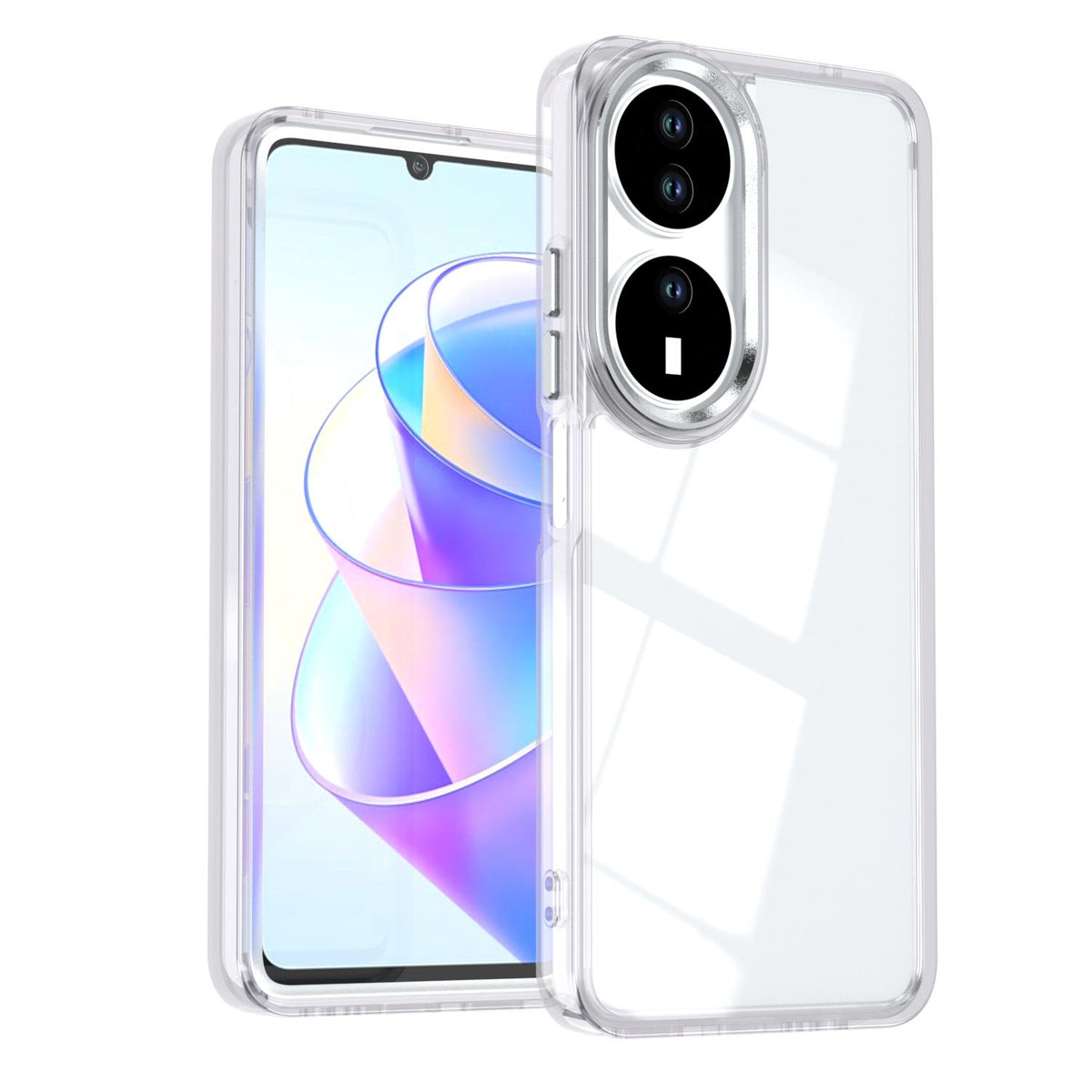 For Honor X7b / Play 50 Plus Shine High Transparency Acrylic Phone Case - White - EDA007376010B