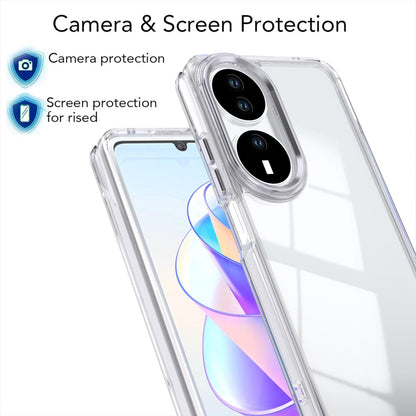 For Honor X7b / Play 50 Plus Shine High Transparency Acrylic Phone Case - White - EDA007376010B