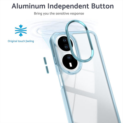 For Honor X7b / Play 50 Plus Shine High Transparency Acrylic Phone Case - Blue - EDA007376010C