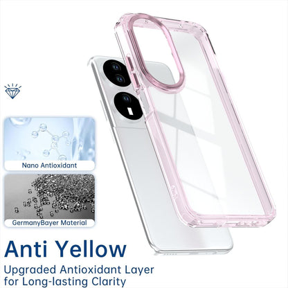 For Honor X7b / Play 50 Plus Shine High Transparency Acrylic Phone Case - Pink - EDA007376010D