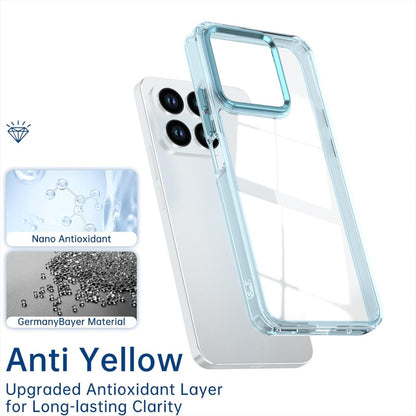 For Honor X8a 4G Shine High Transparency Acrylic Phone Case - Blue - EDA007376011C