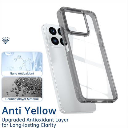 For Honor X8a 4G Shine High Transparency Acrylic Phone Case - Black - EDA007376011E