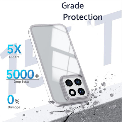 For Honor X8c 4G Shine High Transparency Acrylic Phone Case - White - EDA007376012B