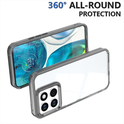 For Honor X8c 4G Shine High Transparency Acrylic Phone Case - Black - EDA007376012E