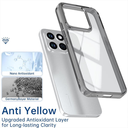For Honor X8c 4G Shine High Transparency Acrylic Phone Case - Black - EDA007376012E