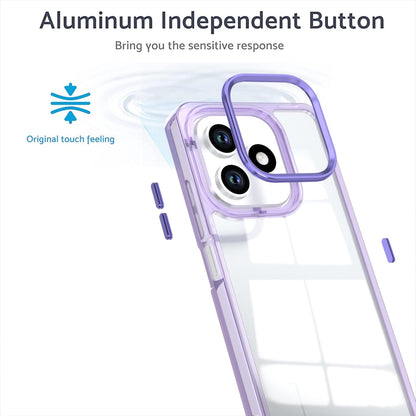 For Honor X8d 4G Shine High Transparency Acrylic Phone Case - Purple - EDA007376013A