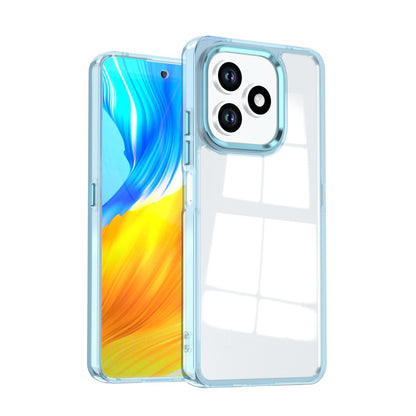 For Honor X8d 4G Shine High Transparency Acrylic Phone Case - Blue - EDA007376013C