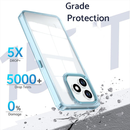 For Honor X8d 4G Shine High Transparency Acrylic Phone Case - Blue - EDA007376013C