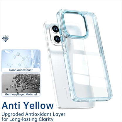 For Honor X8d 4G Shine High Transparency Acrylic Phone Case - Blue - EDA007376013C