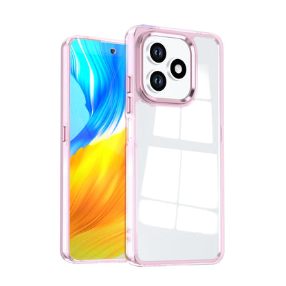 For Honor X8d 4G Shine High Transparency Acrylic Phone Case - Pink - EDA007376013D
