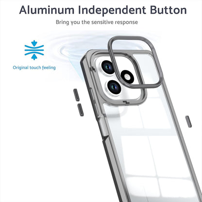 For Honor X8d 4G Shine High Transparency Acrylic Phone Case - Black - EDA007376013E