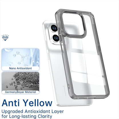 For Honor X8d 4G Shine High Transparency Acrylic Phone Case - Black - EDA007376013E