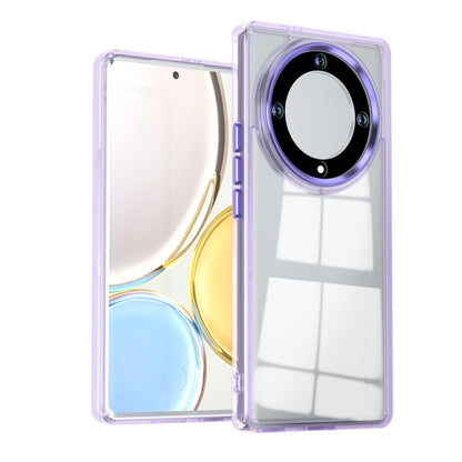 For Honor X9a / Magic5 Lite Shine High Transparency Acrylic Phone Case - Purple - EDA007376014A