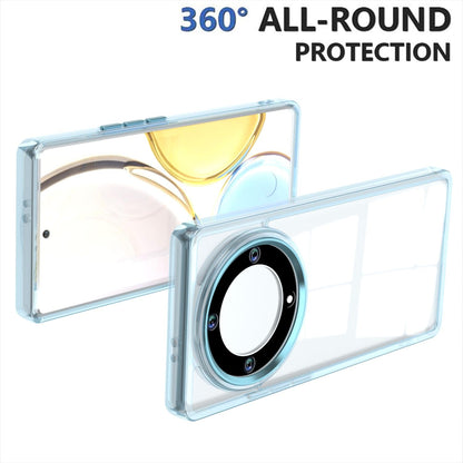 For Honor X9a / Magic5 Lite Shine High Transparency Acrylic Phone Case - Blue - EDA007376014C