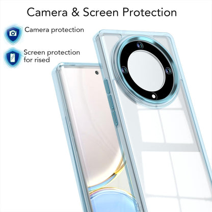 For Honor X9a / Magic5 Lite Shine High Transparency Acrylic Phone Case - Blue - EDA007376014C