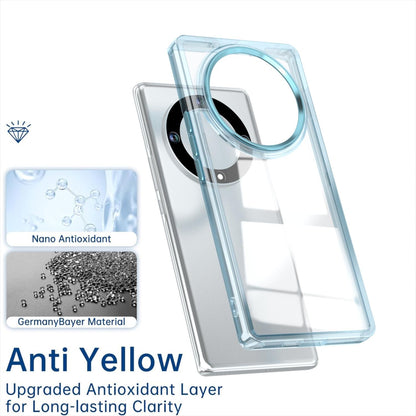 For Honor X9a / Magic5 Lite Shine High Transparency Acrylic Phone Case - Blue - EDA007376014C