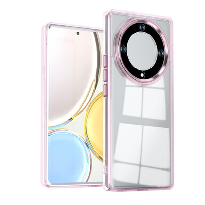 For Honor X9a / Magic5 Lite Shine High Transparency Acrylic Phone Case - Pink - EDA007376014D