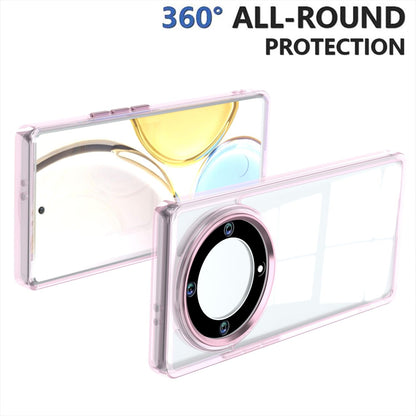 For Honor X9a / Magic5 Lite Shine High Transparency Acrylic Phone Case - Pink - EDA007376014D