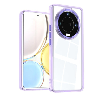 For Honor X9b / X50 / Magic6 Lite Shine High Transparency Acrylic Phone Case - Purple - EDA007376015A